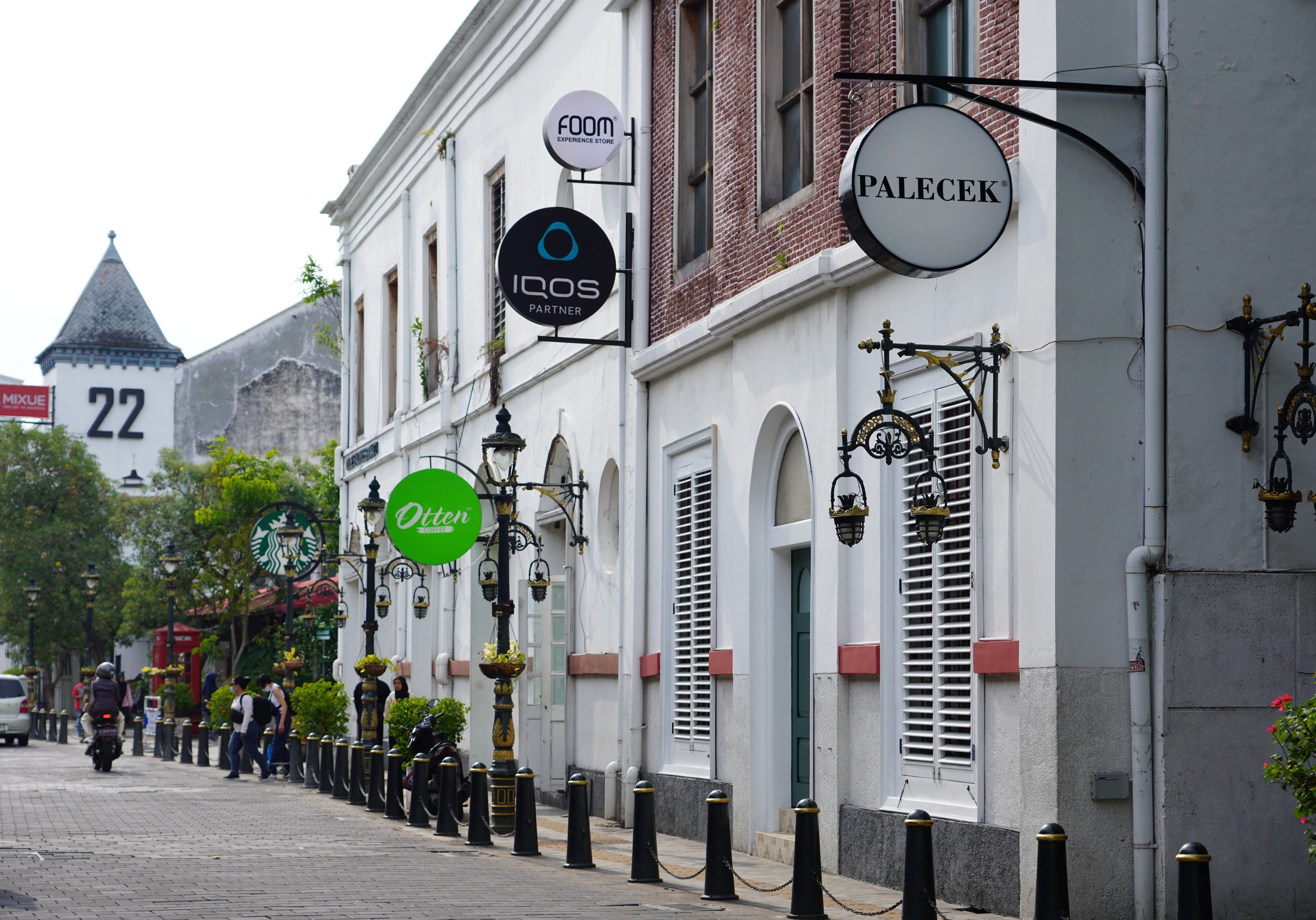 Scenic Urban Street with Historic Architecture