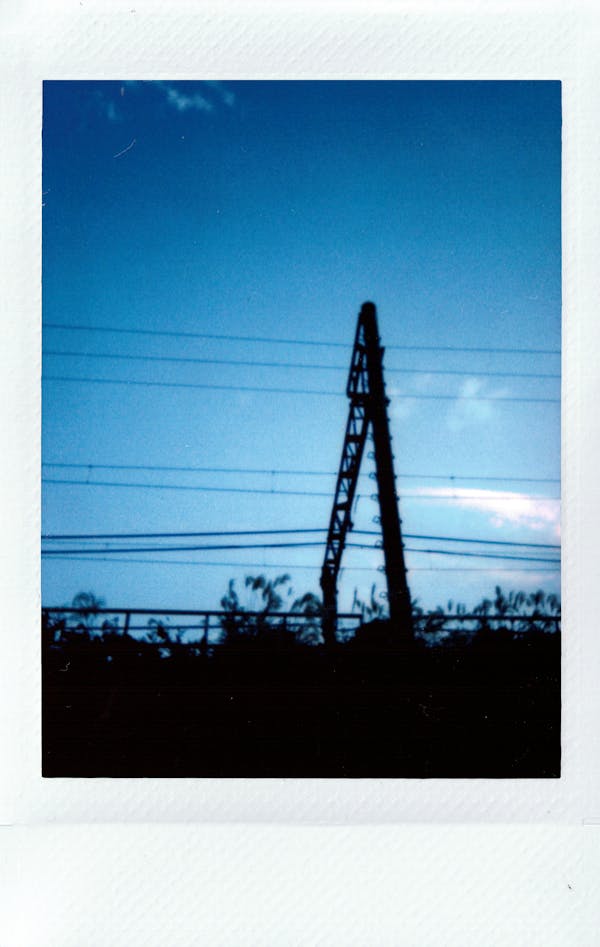 Silhouette of Metal Frame
