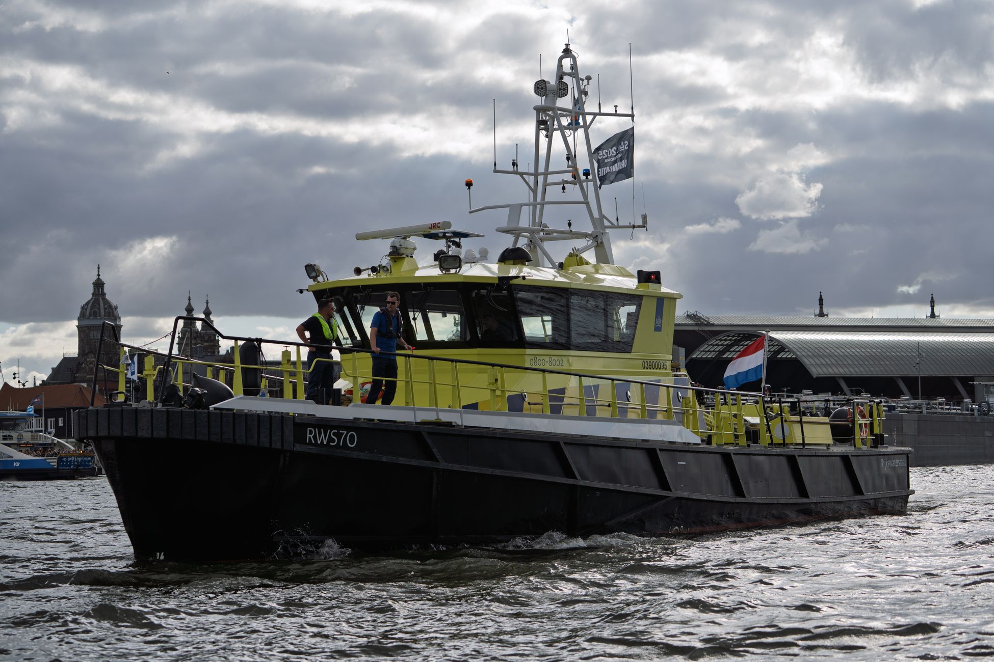 AT5 Weer gepresenteerd vanaf de Bontekraai in Kraaiennest