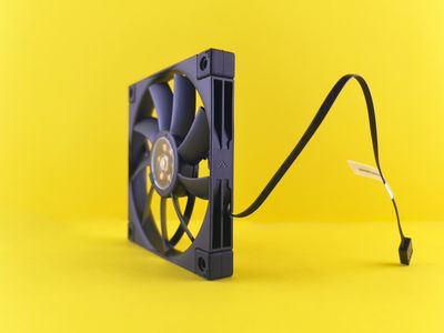 High-Performance Black Computer Fans