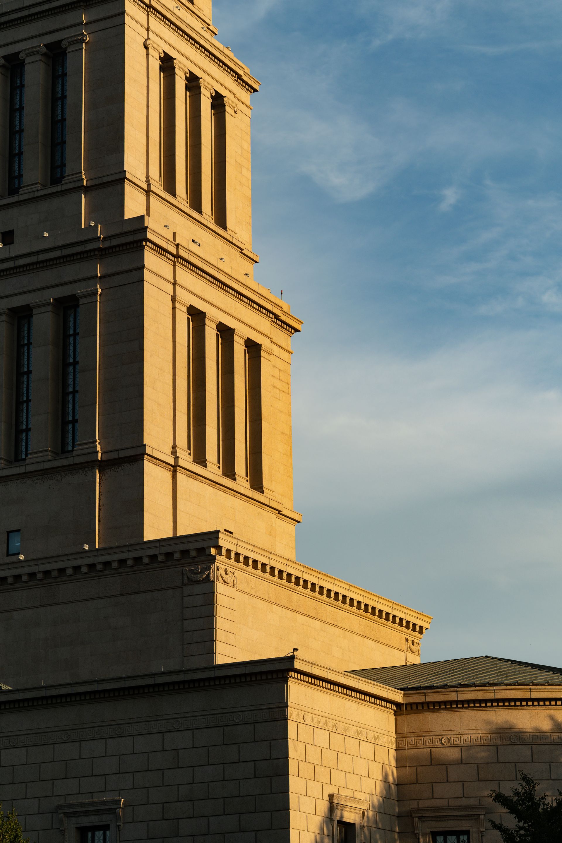 George Washington Masonic National Memorial at golden hour