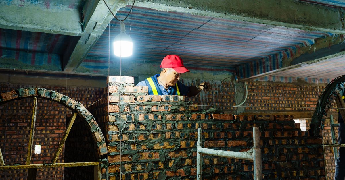 越南建筑工地上的泥瓦匠 · 免费素材图片