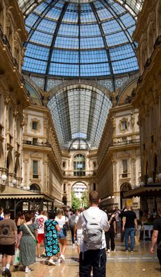 Scenic view of Milan, Italy