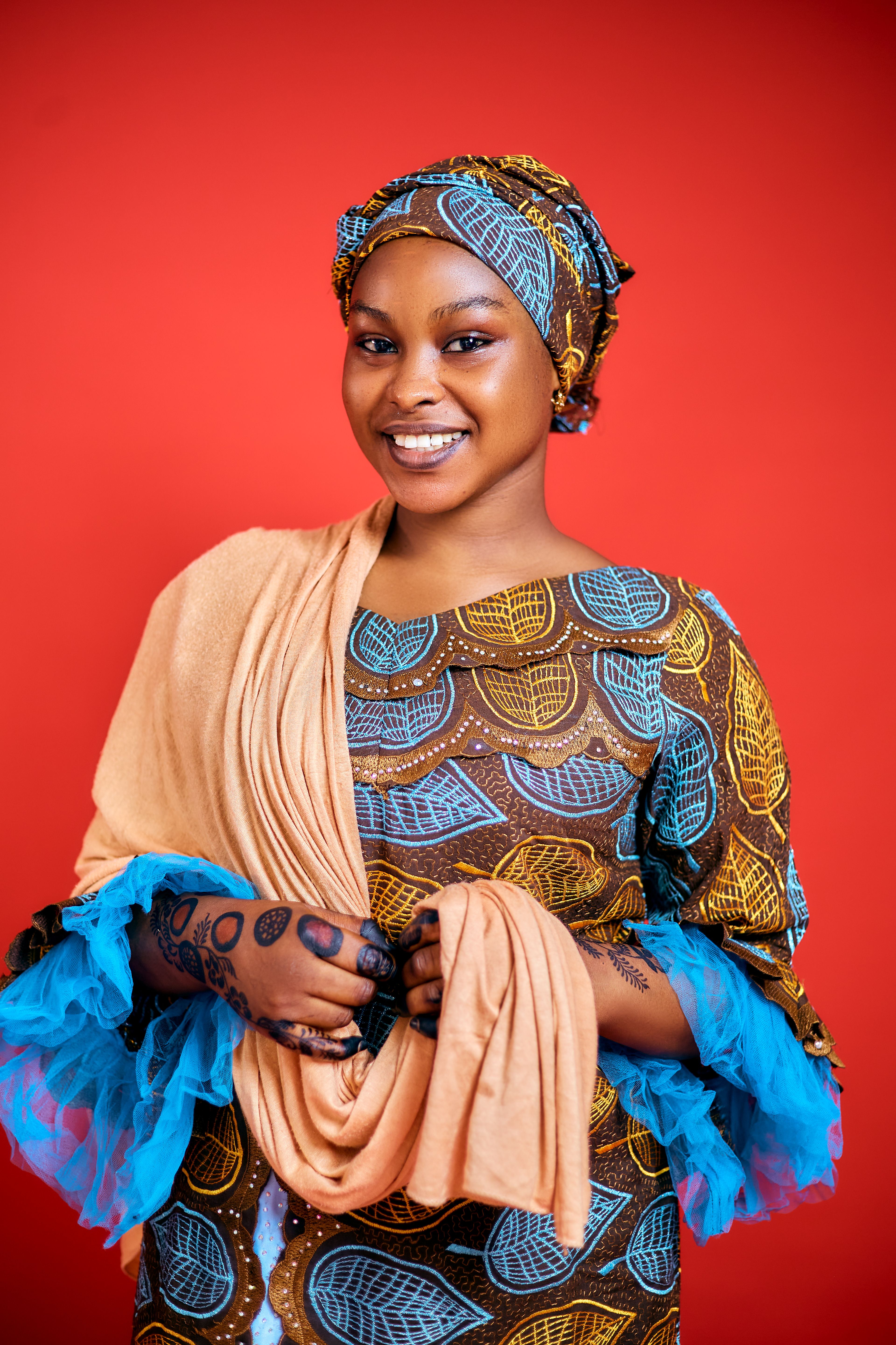 Colorful Traditional African Dress Portrait · Free Stock Photo