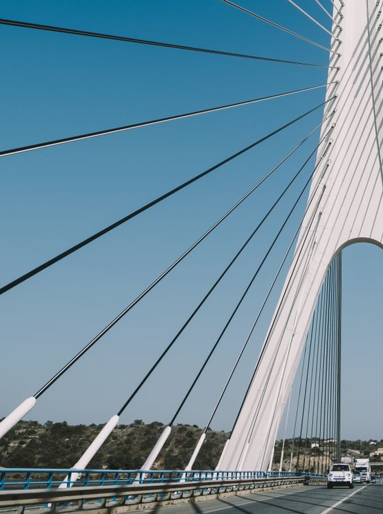 Smiling Car Bridge Cars on Bridge · Free Stock Photo