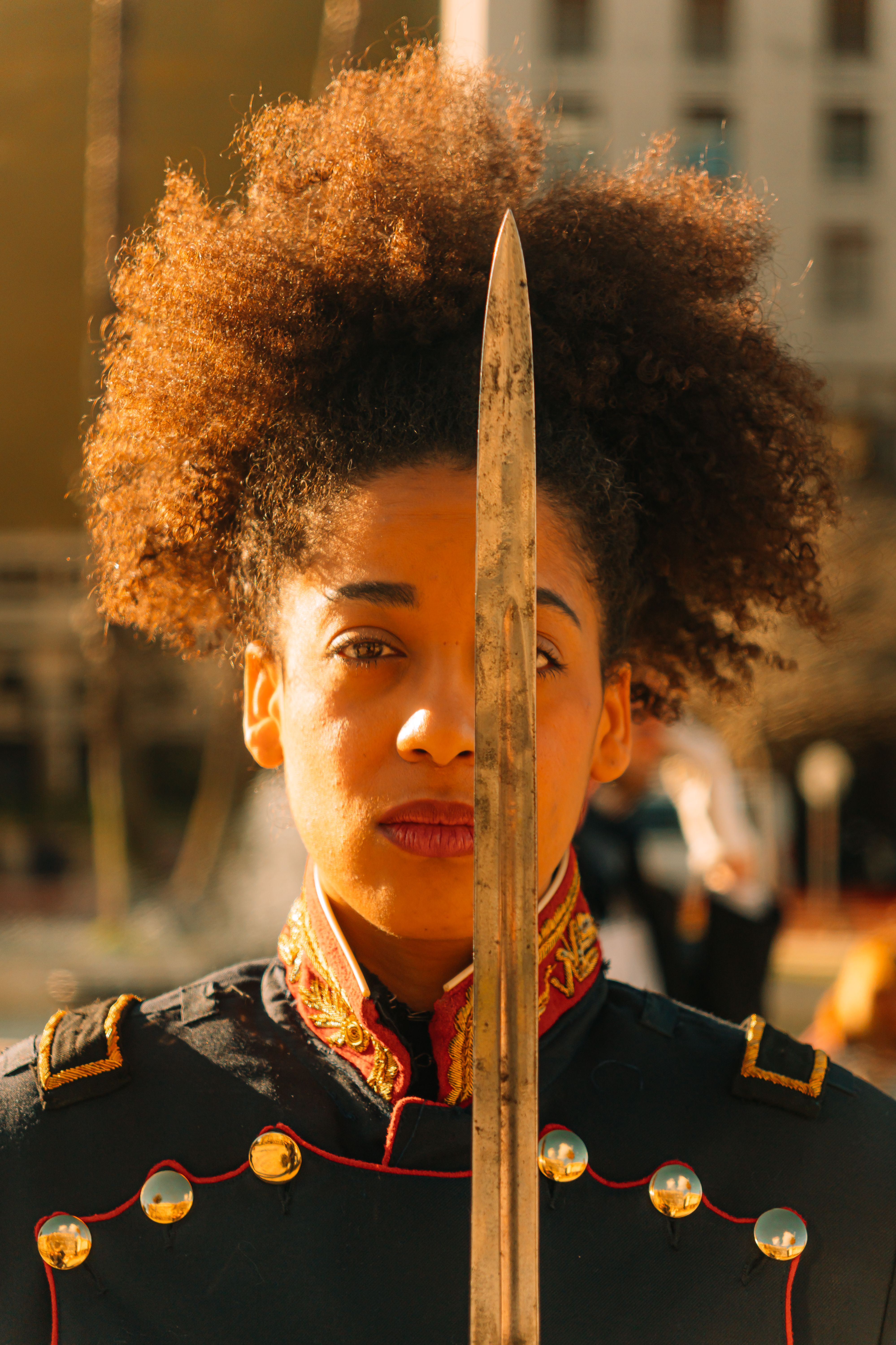 Portrait of Guard with Sword in Buenos Aires · Free Stock Photo