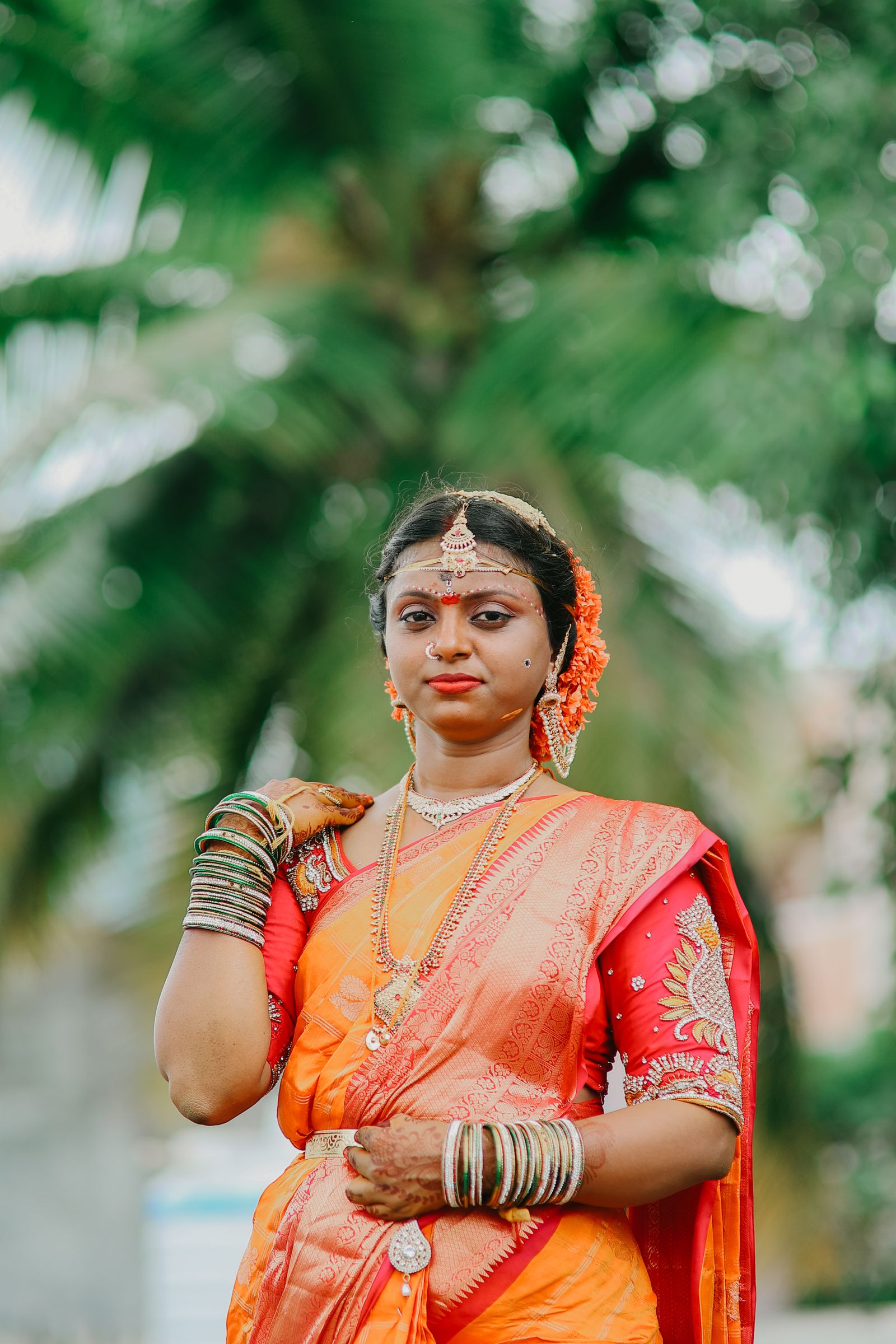 Woman Posing in Traditional Clothing · Free Stock Photo