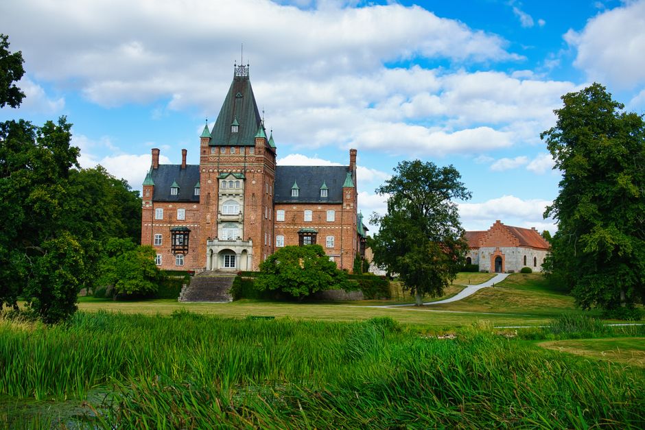 Gripsholm Castle by the lake in Mariefred, Sweden