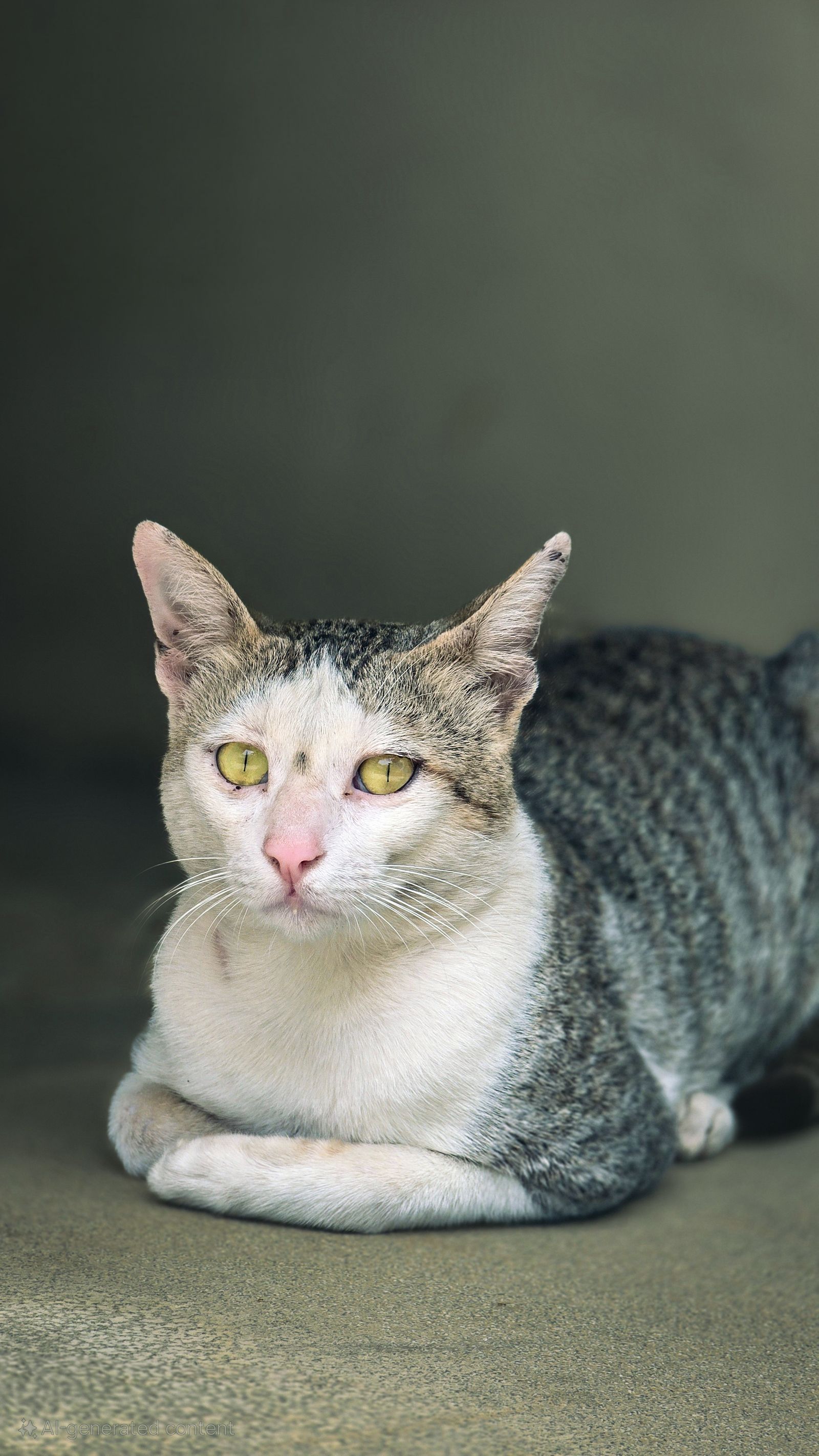 Gato adulto num ambiente doméstico