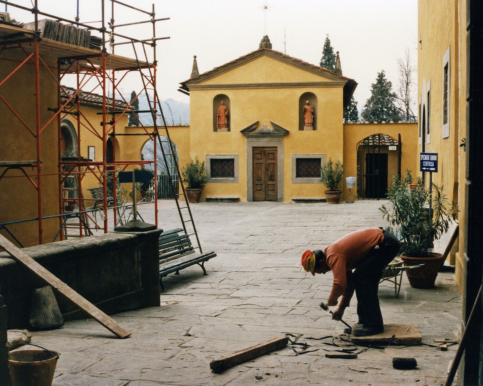 Cortile restaurato