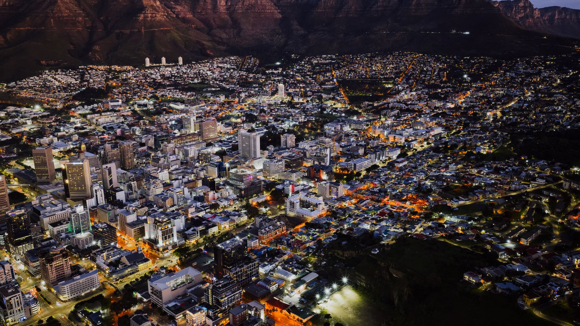 Exterior of South Africa's Parliament building in Cape Town