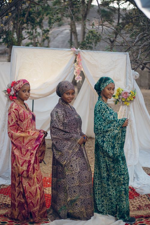Elegant Women in Traditional African Dresses  Free Stock Photo