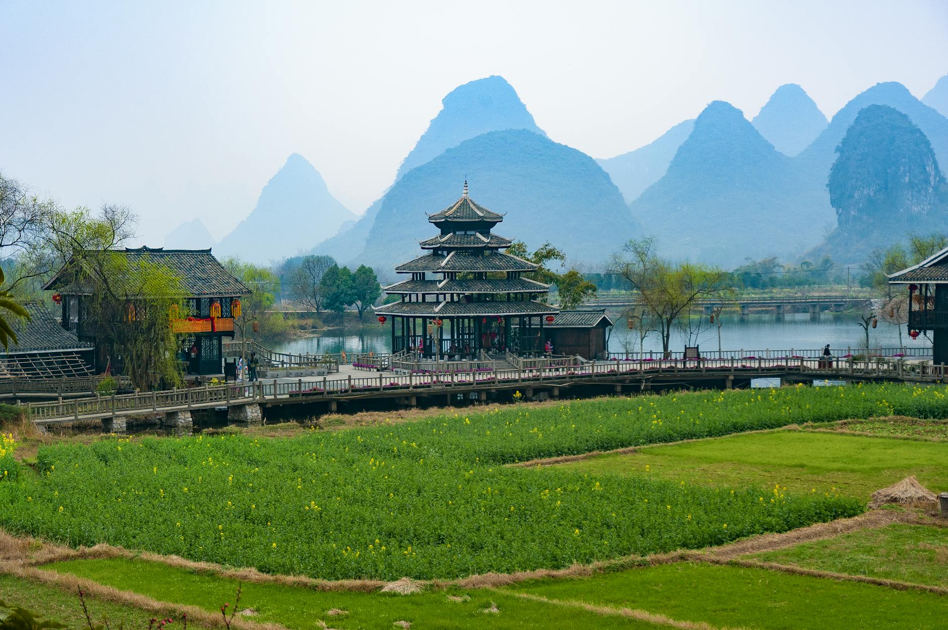 Popular sights in Yangshuo Landmarks in Yangshuo