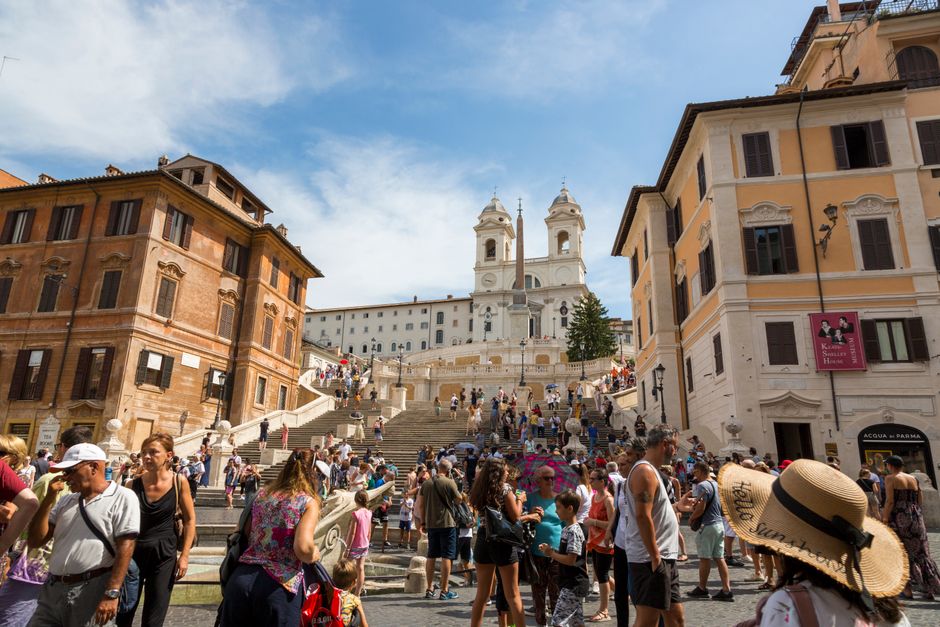 Escalier de la Trinité-des-Monts et Piazza di Spagna