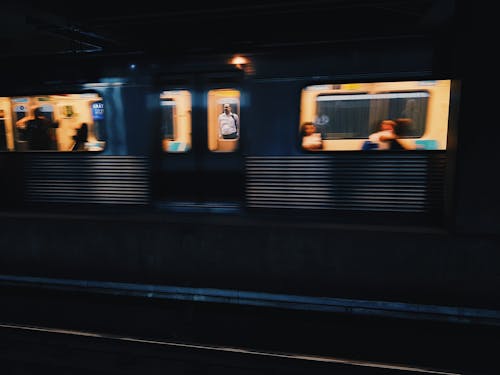 People Riding Train