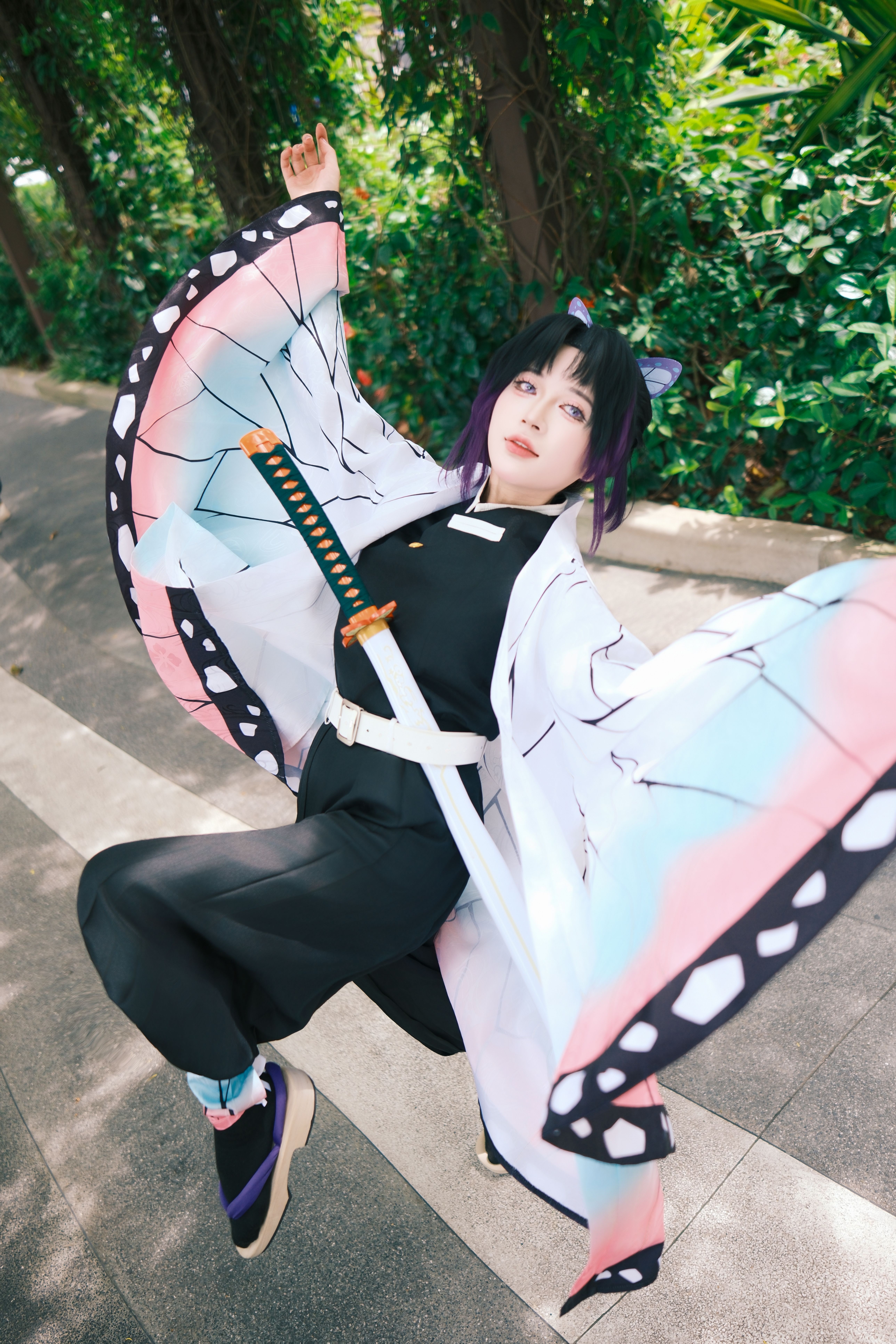 Vibrant Cosplay Character in Outdoor Setting · Free Stock Photo