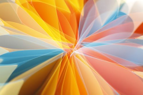 Free Bright, colorful abstract art showcasing dynamic shapes and vibrant hues for visual interest. Stock Photo