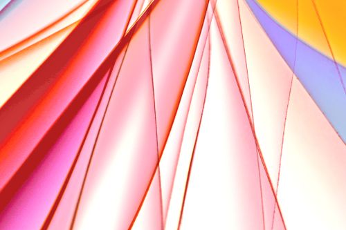 Free Vibrant abstract image with colorful geometric patterns and dynamic lines. Stock Photo
