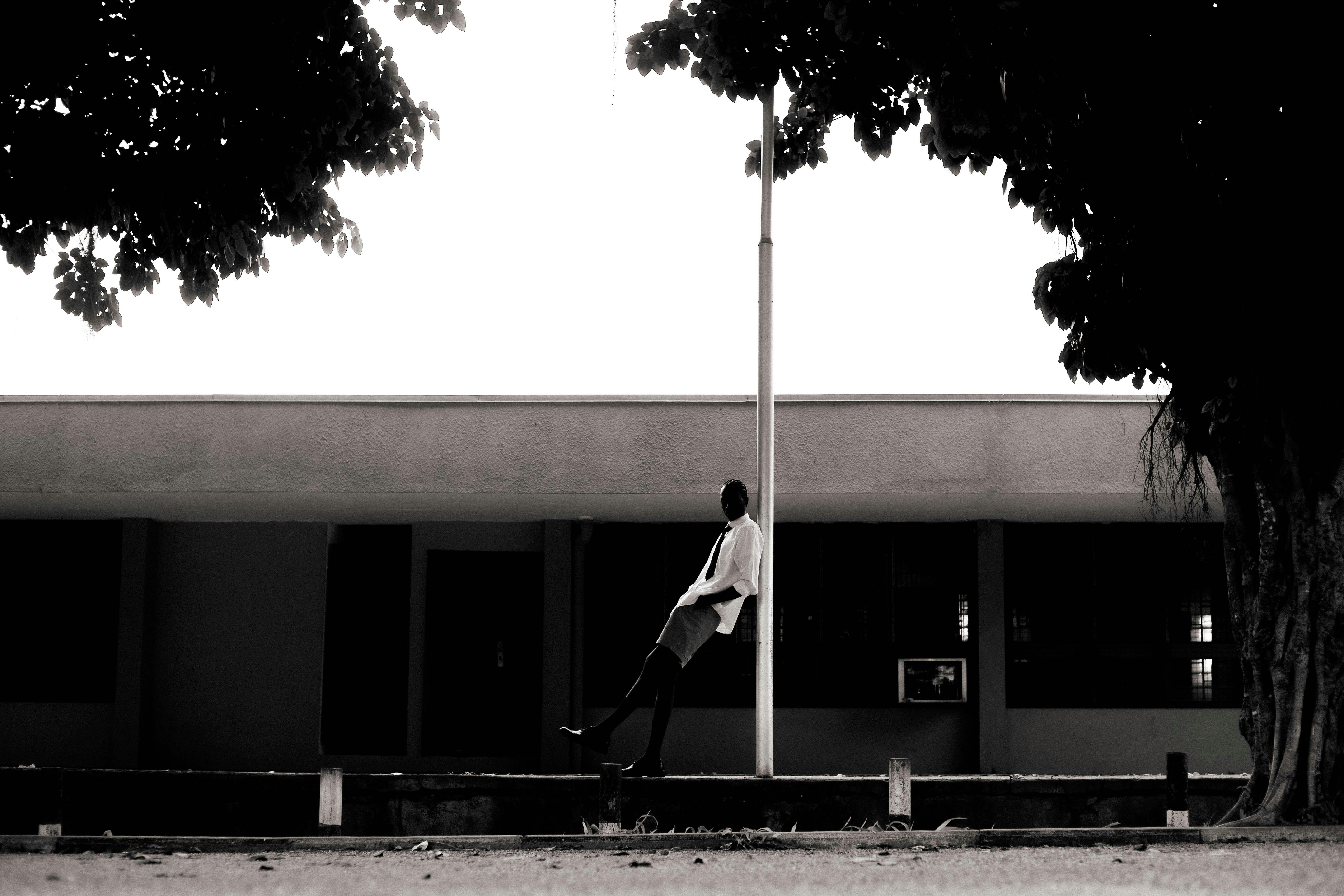 Gratis Slående sort-hvidt portræt, der indfanger kulturelle udtryk i Ibadan, Nigeria. Lagerfoto