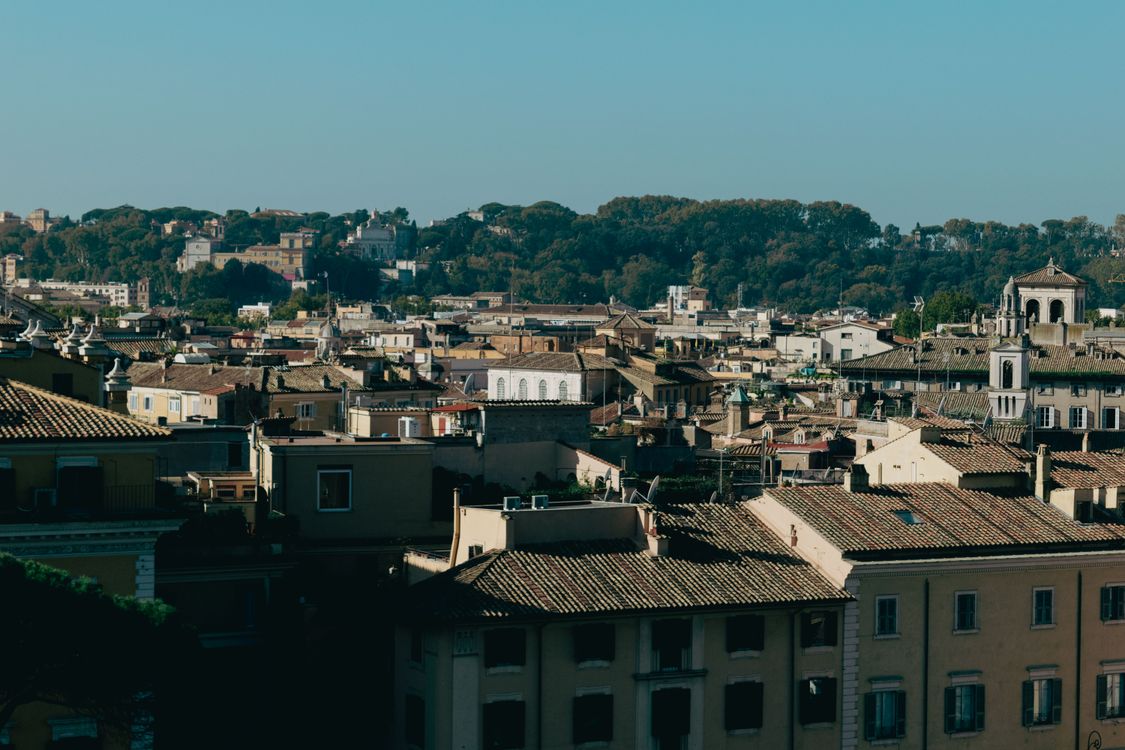 Antique Rome Top View Panoramic View of Rome's Historic Cityscape · Free Stock Photo