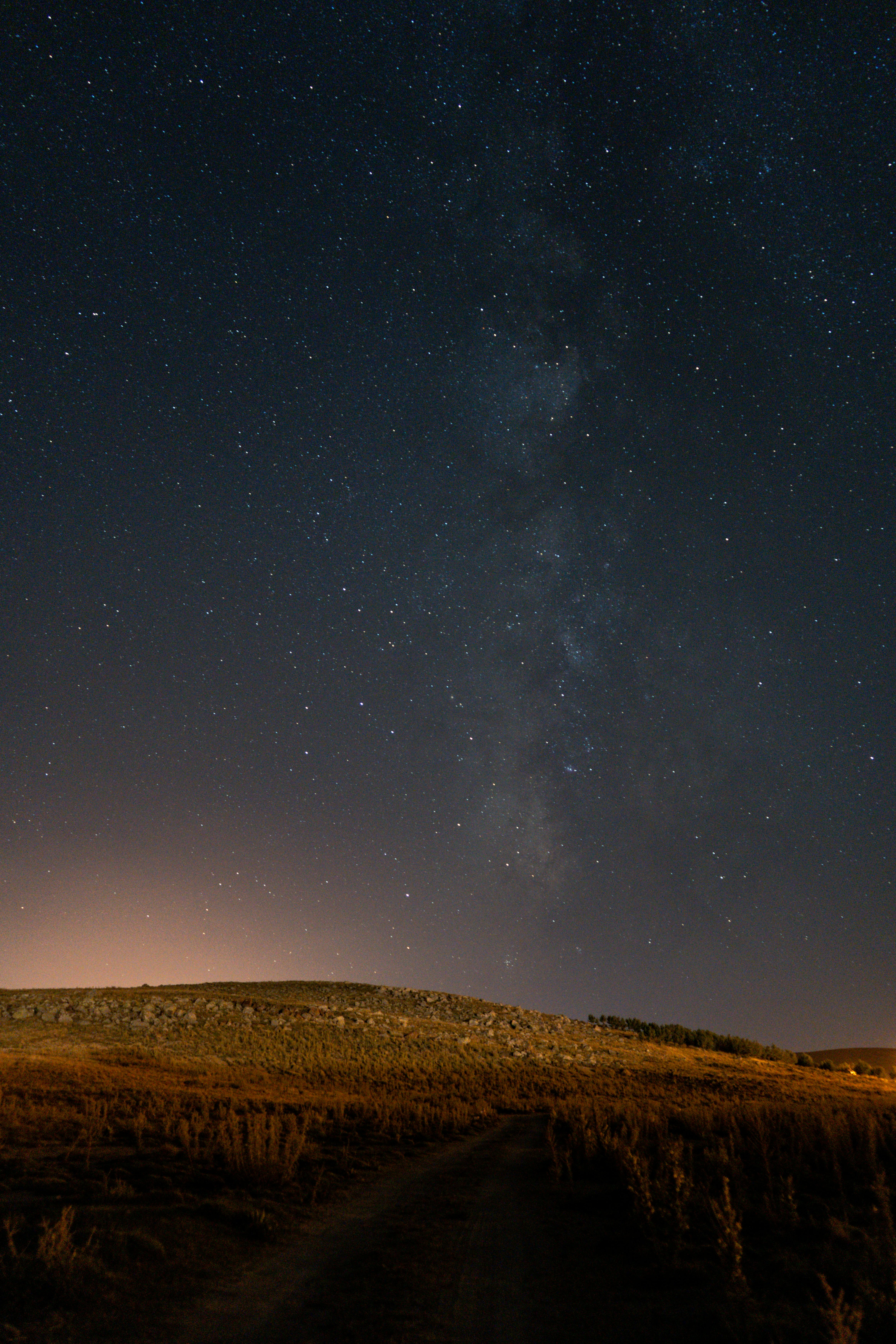 Road under Starry Night Sky · Free Stock Photo