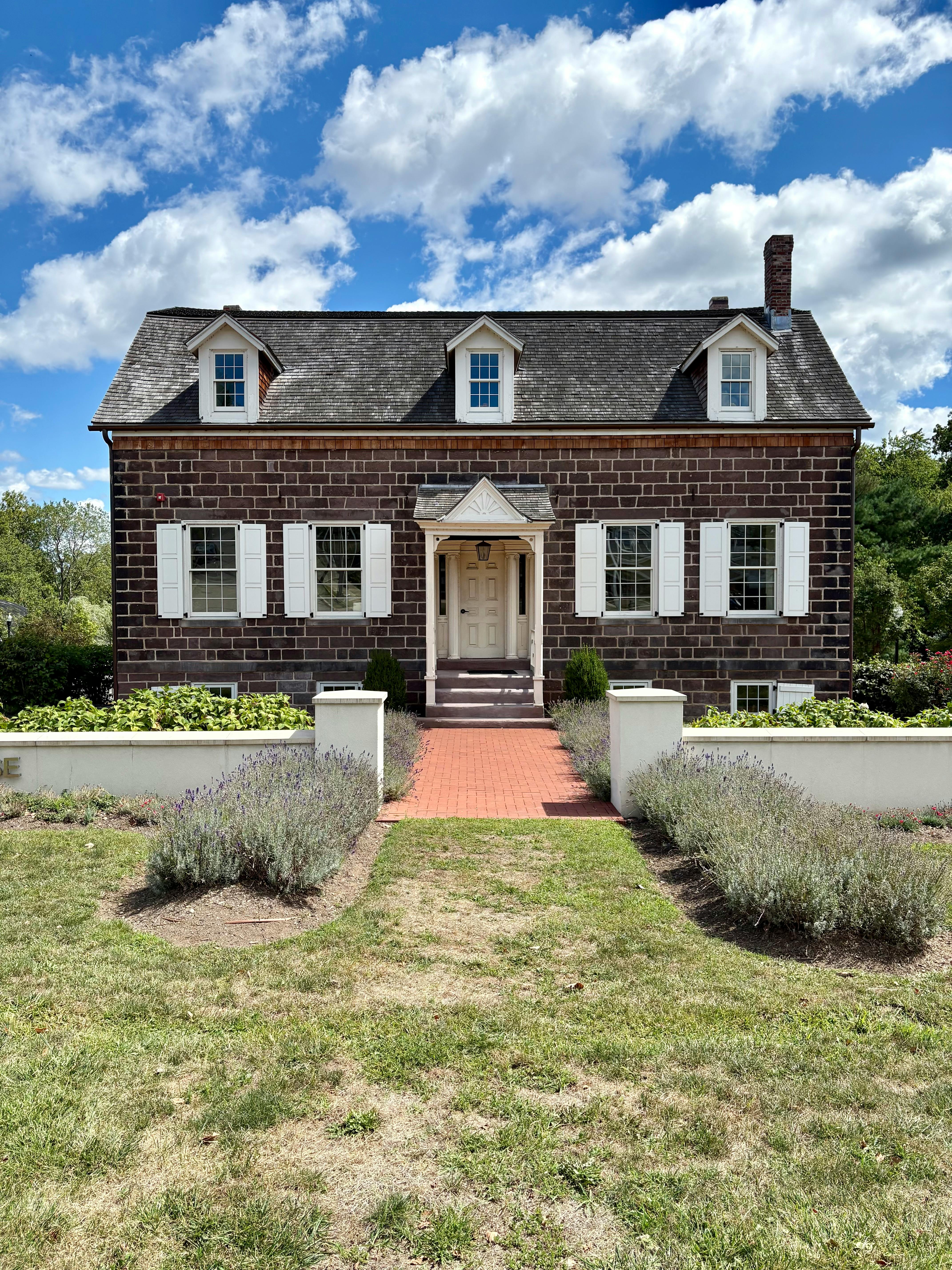 Suburban neighborhood with modern homes