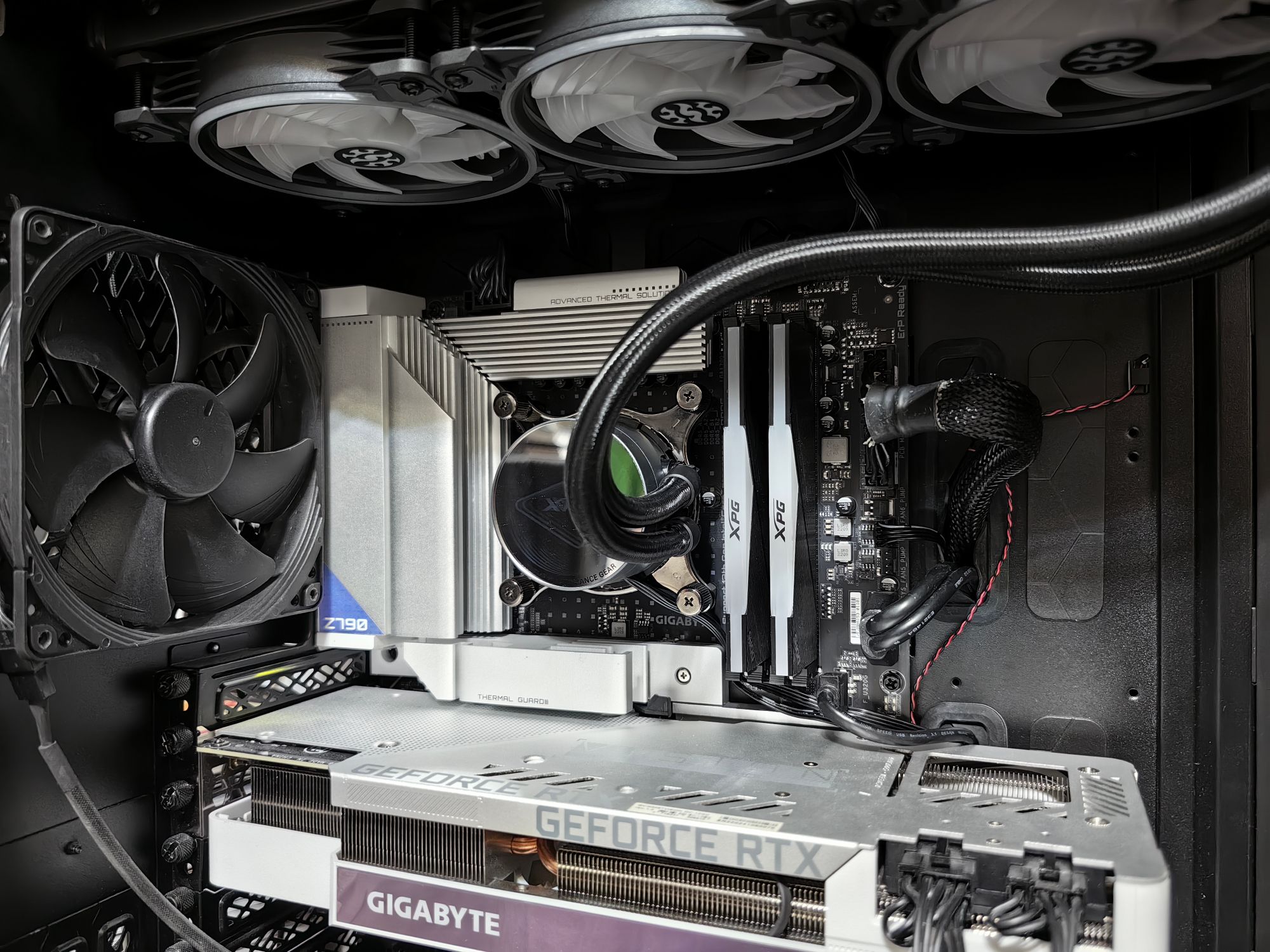 High-End Gaming PC Interior with Geforce RTX · Free Stock Photo