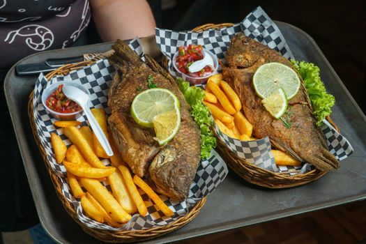 Fish, Tilapia, Fried