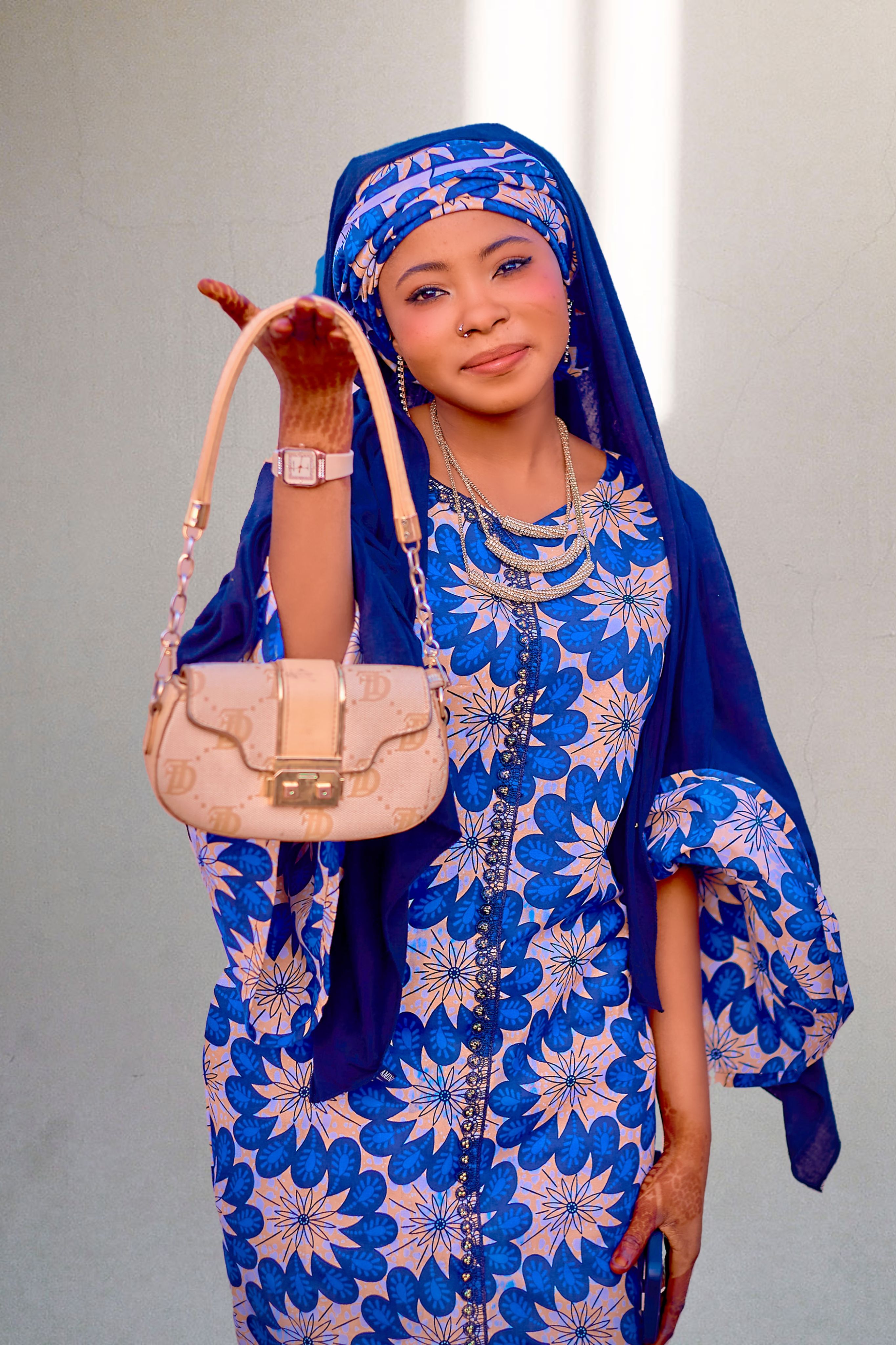 Elegant African Woman in Traditional Attire