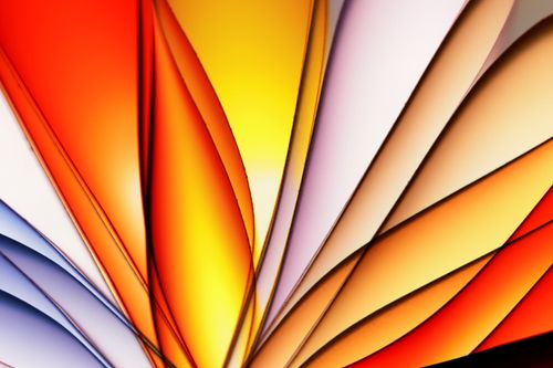 Free Dynamic abstract image featuring vibrant colors and shapes with warm tones. Stock Photo