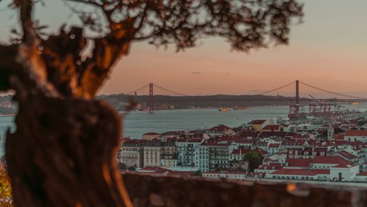 Lisbon rooftops at dusk, photo by thorl5 on Pexels