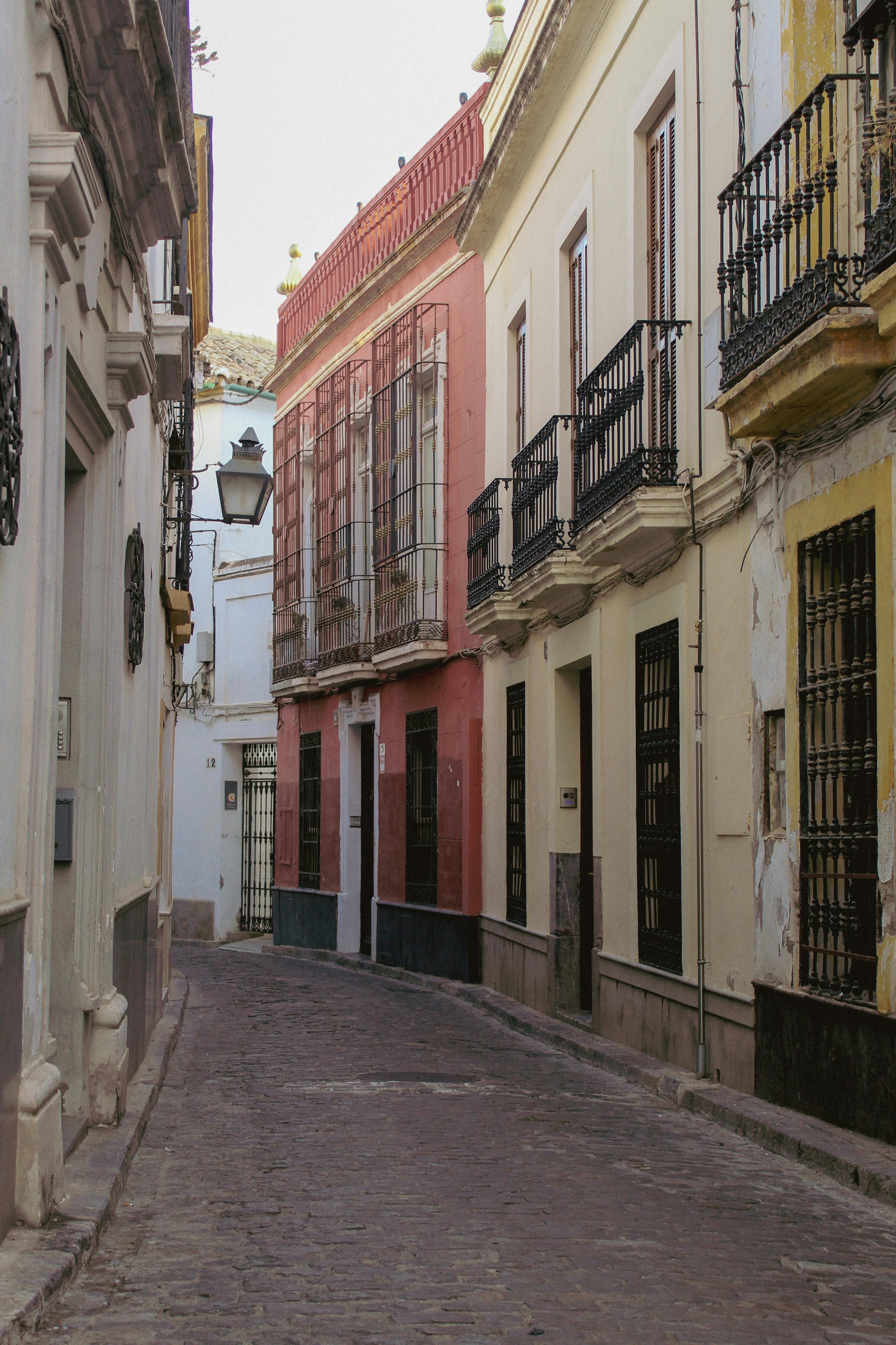 Explore a quaint, colorful street in Córdoba, Andalusia. Perfect blend of tradition and charm.