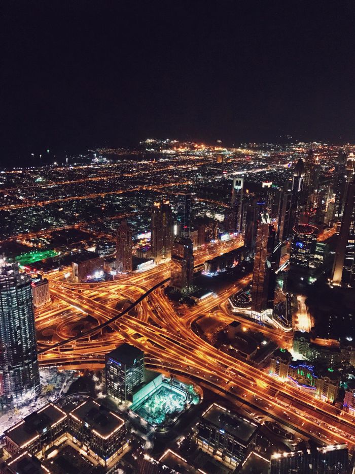 Dubai at night
