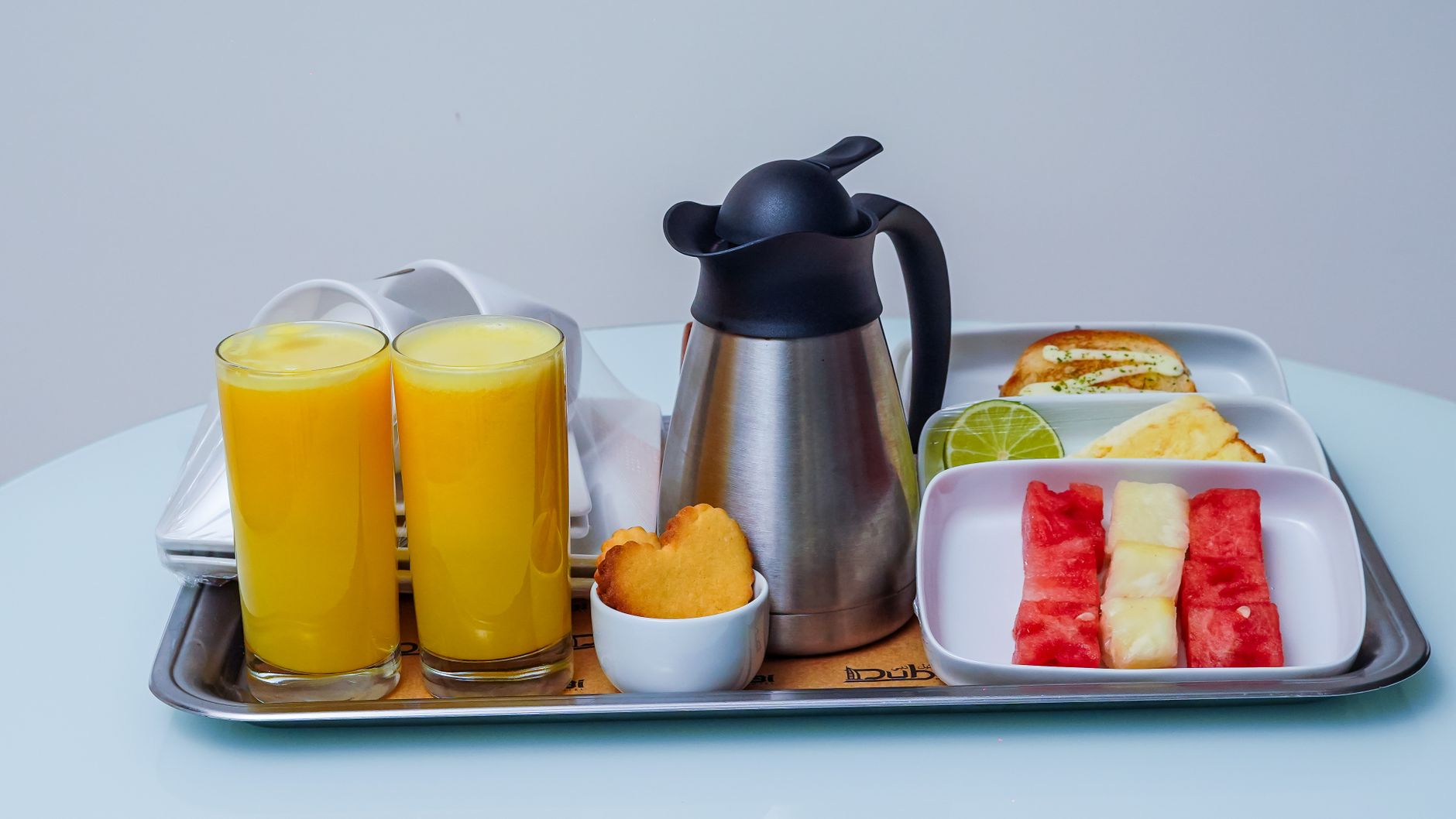 fresh breakfast platter