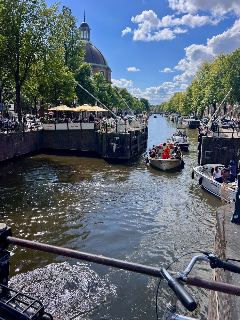 Schleusen in Amsterdam