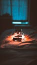Lighted Lights on Bed