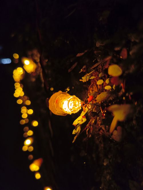 Free serial lights Stock Photo