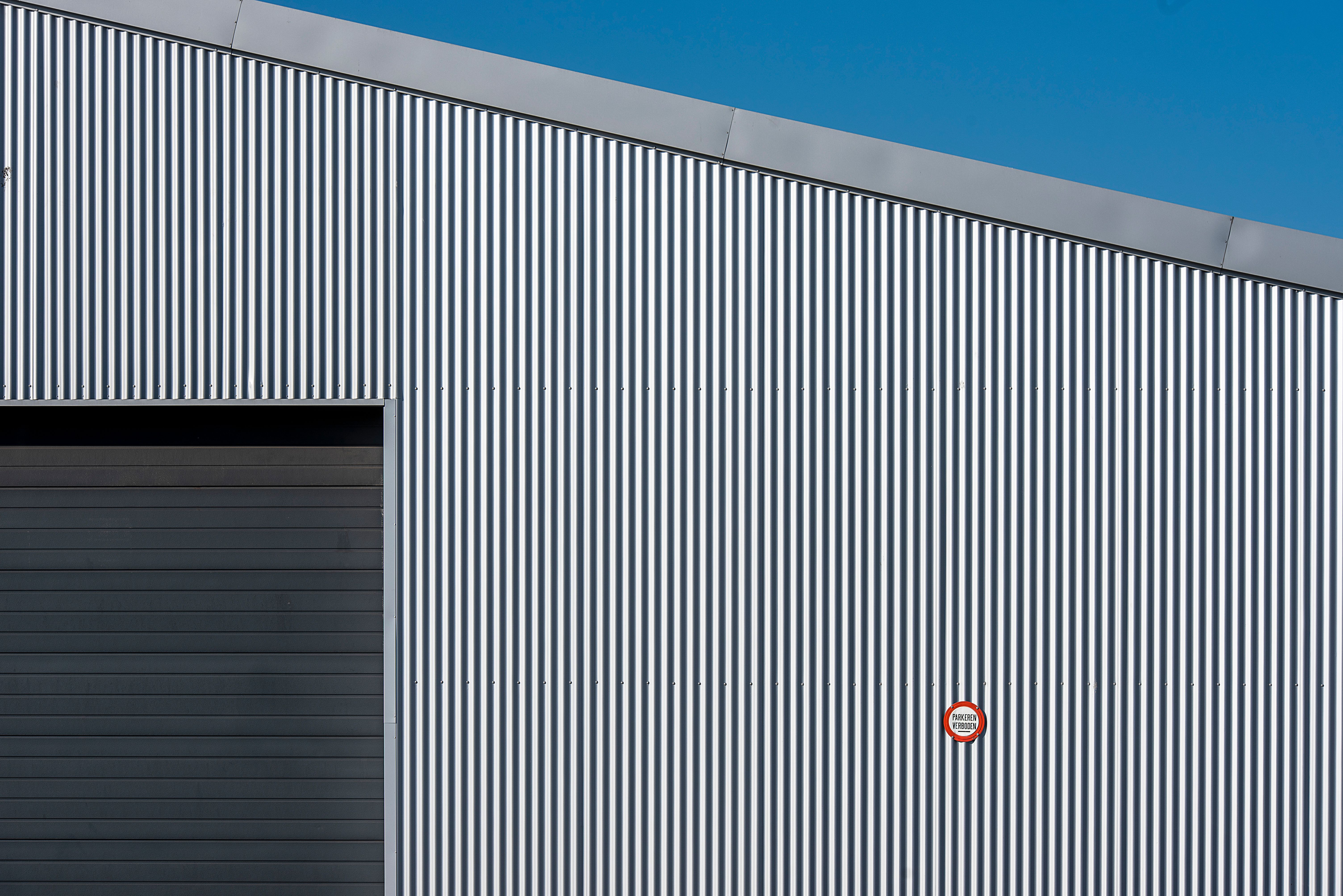 Industrial metal clad building