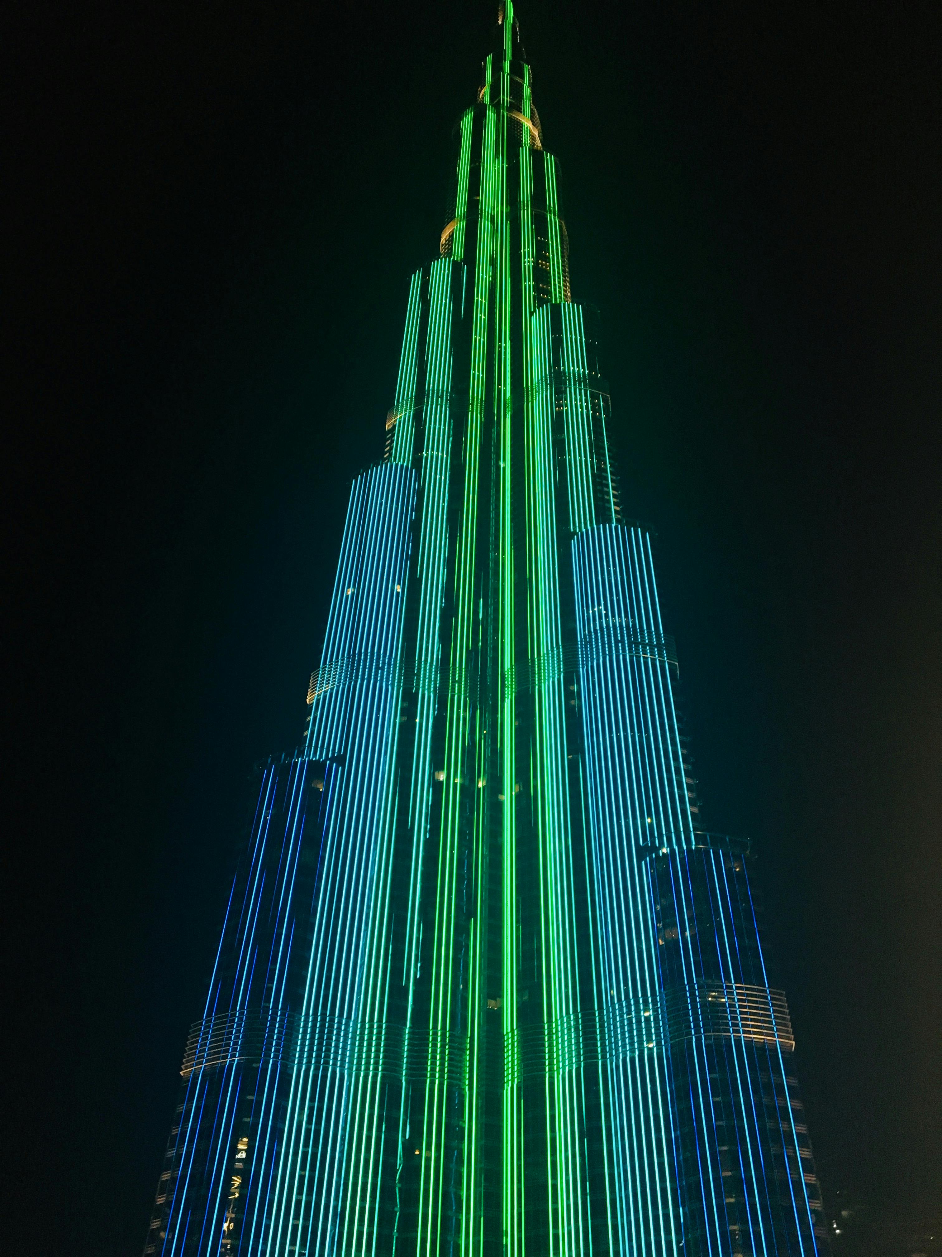 Free Stock Photo Of Burj Khalifa, Dubai, Khalifa Light Show