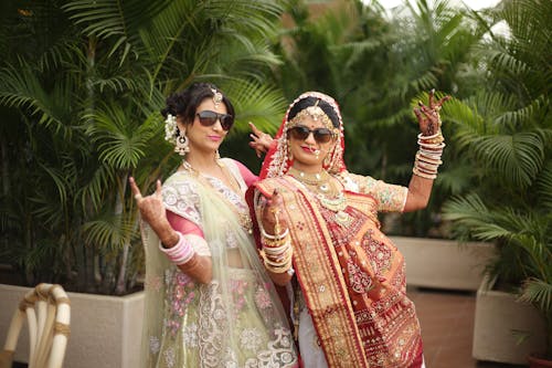 Ingyenes stockfotó barátnő, indiai esküvő, legjobb barátok témában