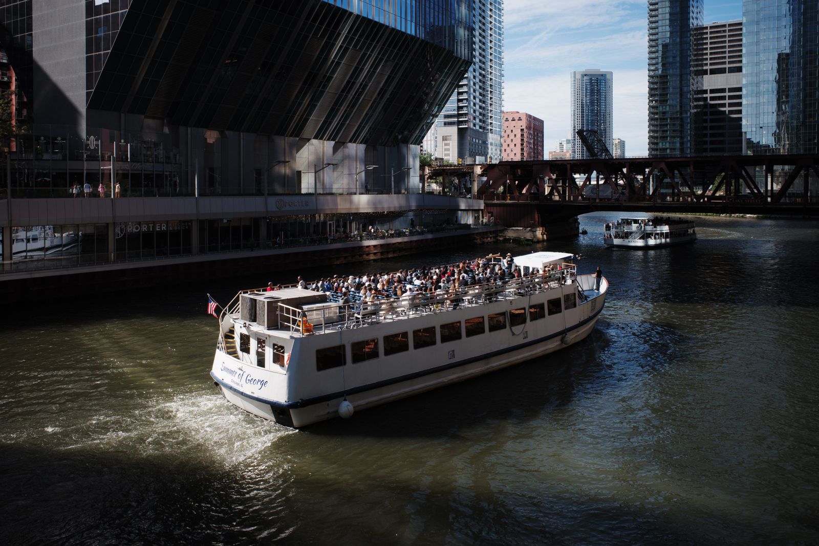 The river cruise, seen from the bridge you will want to be on later. Do it in the first 24 hours.