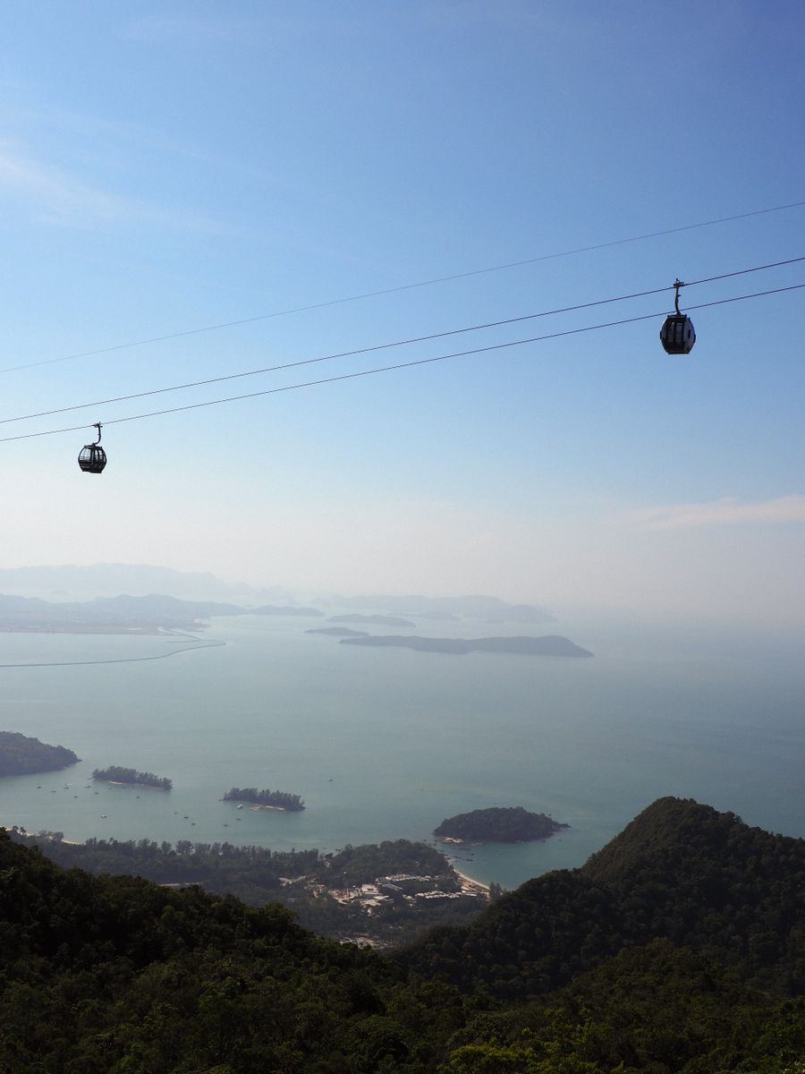 Cable car over the Langkawi coast