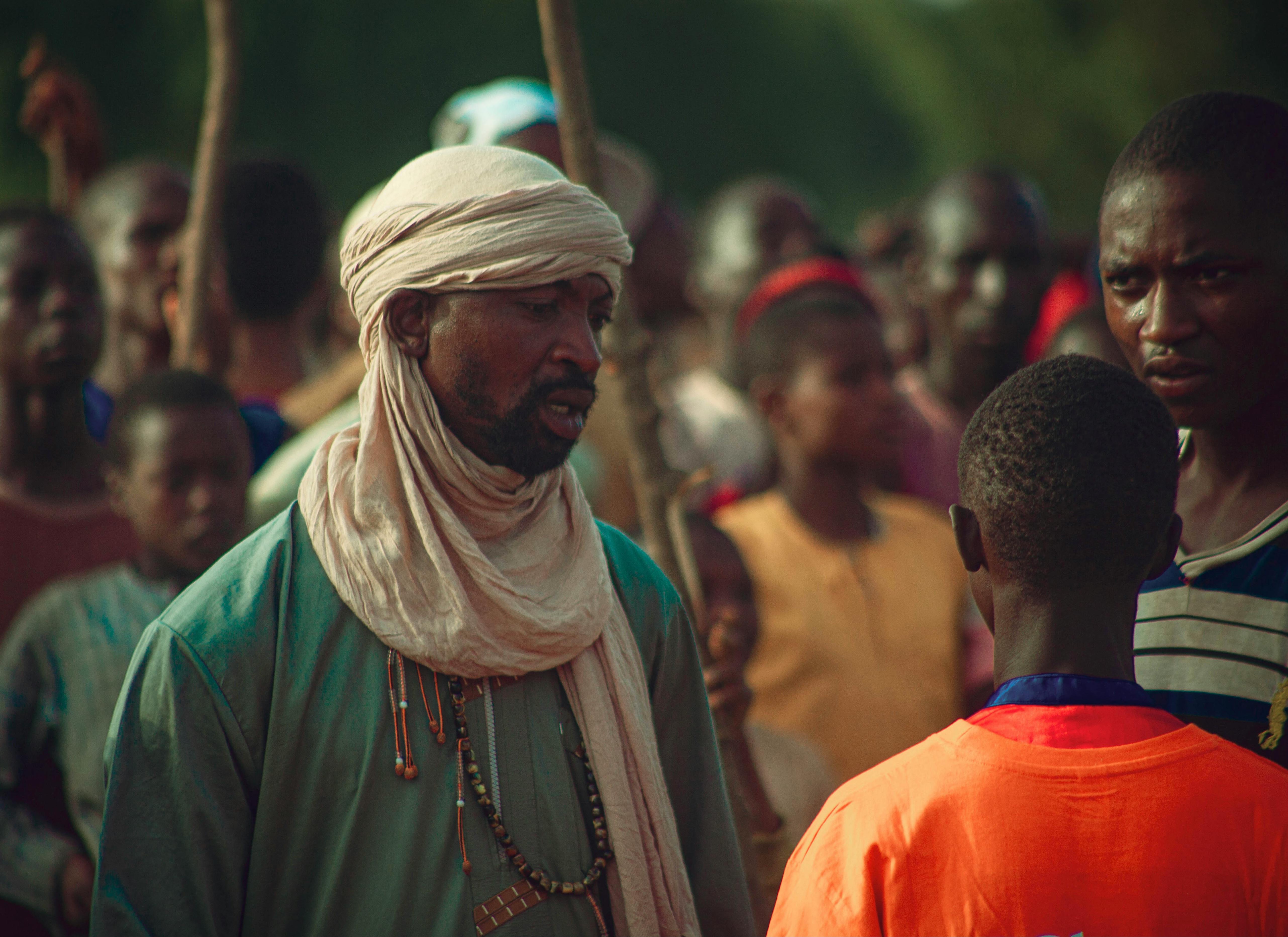 Community engagement at a local outdoor event