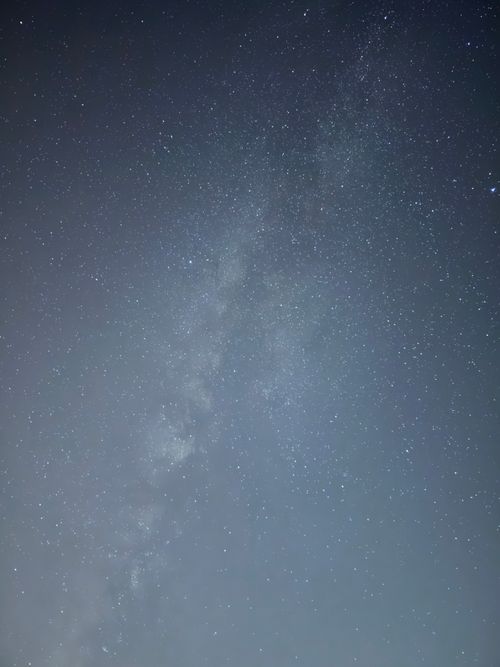 Free A breathtaking view of the Milky Way galaxy in a clear, star-filled night sky. Stock Photo
