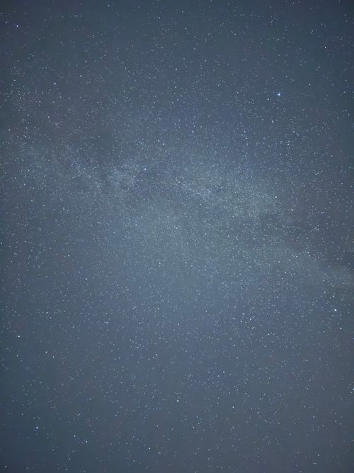 Free A captivating view of the starry night sky featuring the Milky Way galaxy, highlighting the beauty of the universe. Stock Photo