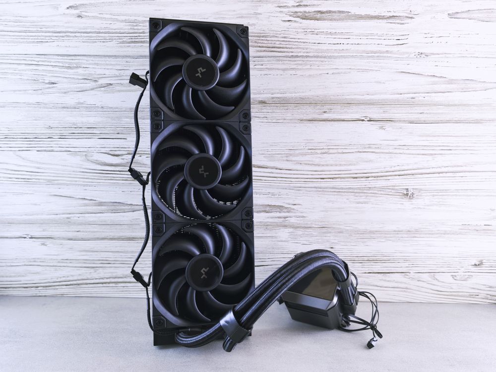 Triple Fan Radiator with Sleek Design · Free Stock Photo