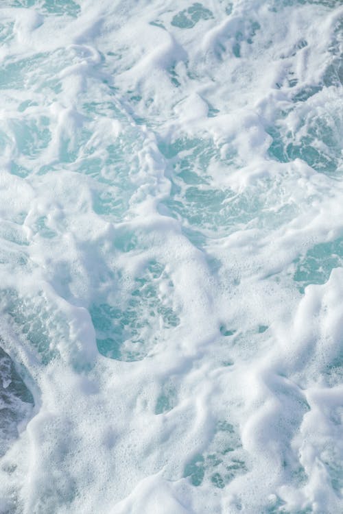 Sea Water Forming Seafoams