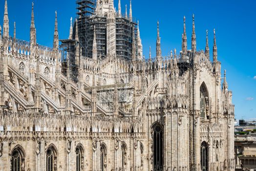 Duomo and rooftop golden hour — Milan