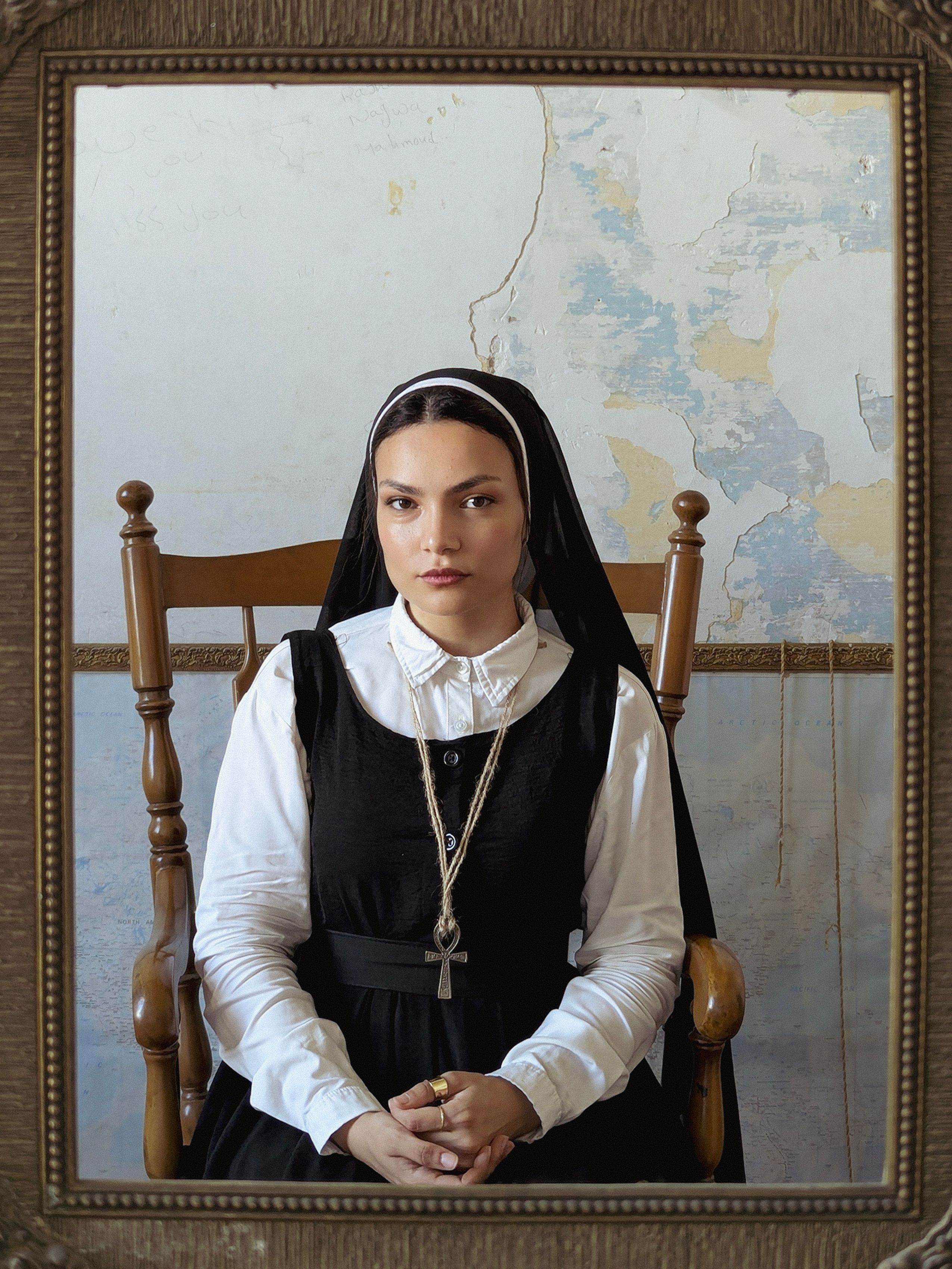 Portrait of a Woman in Traditional Religious Attire · Free Stock Photo