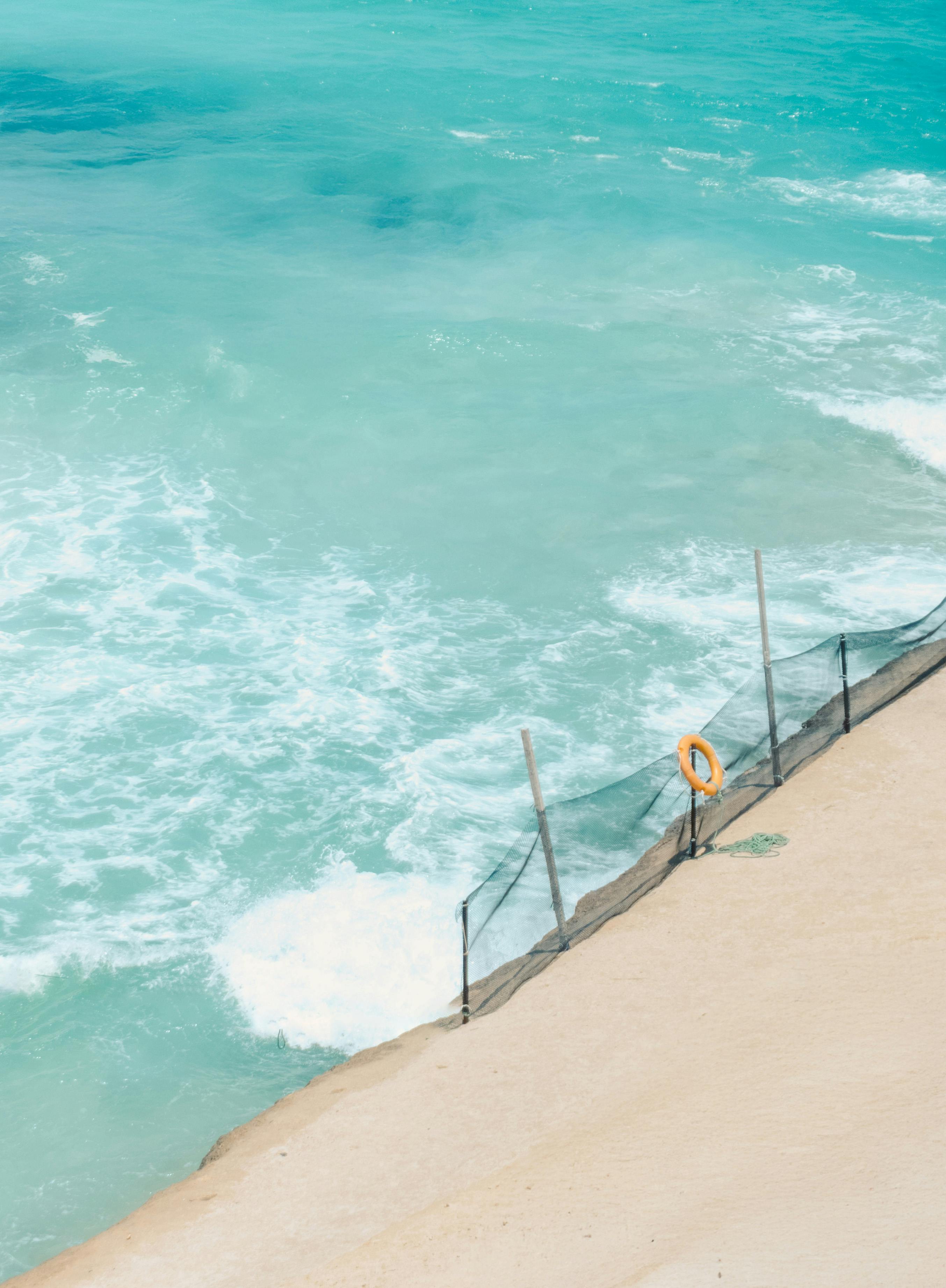 Stunning aerial shot of Marsa Matruh beach with turquoise waters and sandy shores.